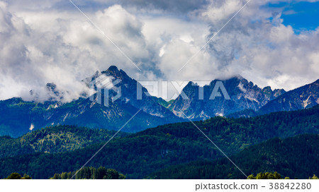 Beautiful natural landscape of the Alps. Beautiful natural landscape of the Alps. 38842280