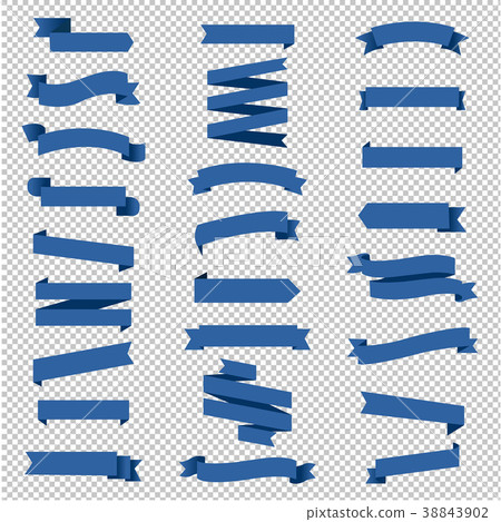 Ribbon Set In Transparent Background 38843902