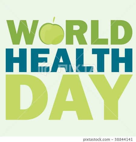 World health day card. Vector illustration with World health day card. Vector illustration with 38844141