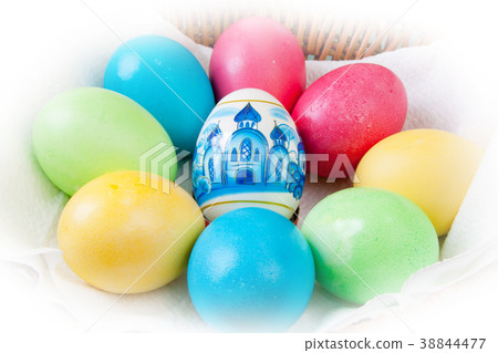 Russian traditional Easter eggs Russian traditional Easter eggs 38844477
