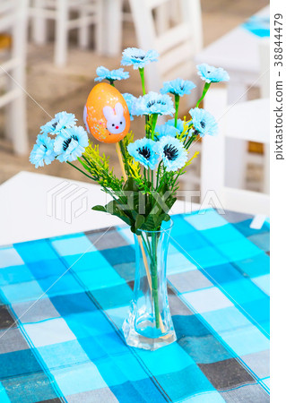easter eggs in vase with flowers easter eggs in vase with flowers 38844479
