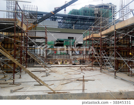 Construction site in progress 38845331
