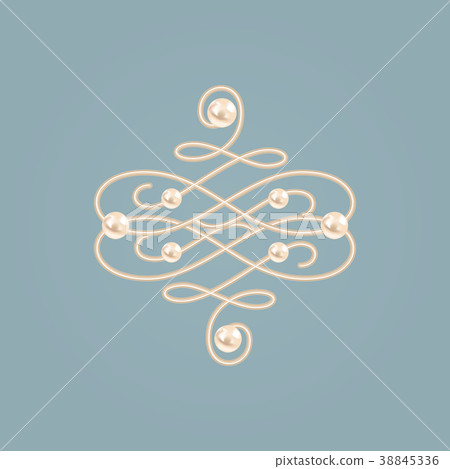 Elegant golden knot sign. Vector illustration. Elegant golden knot sign. Vector illustration. 38845336