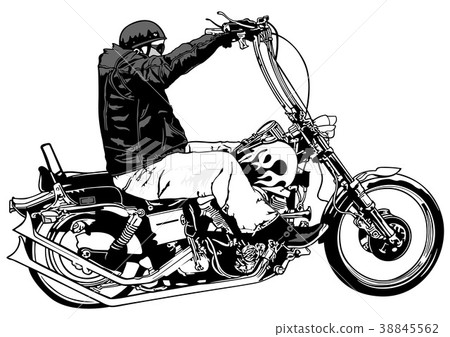 Rider on Chopper 38845562