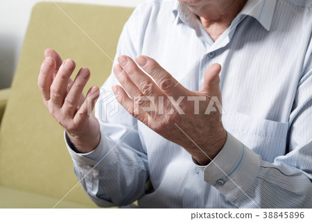 Praying hands of a man Praying hands of a man 38845896