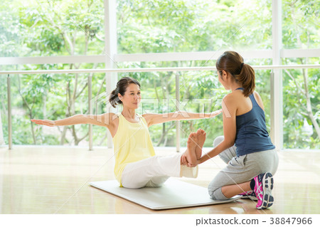 Yoga gym fitness woman image Yoga gym fitness woman image 38847966