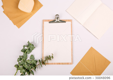 Mock up set business set tablet plants notebook 38848096