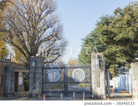 東京大學（東京都港區）醫學科學技術研究所的大門 38848533
