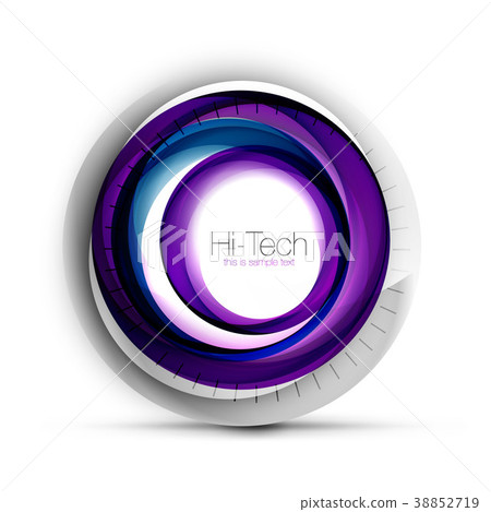 Digital techno sphere web banner, button or icon Digital techno sphere web banner, button or icon 38852719