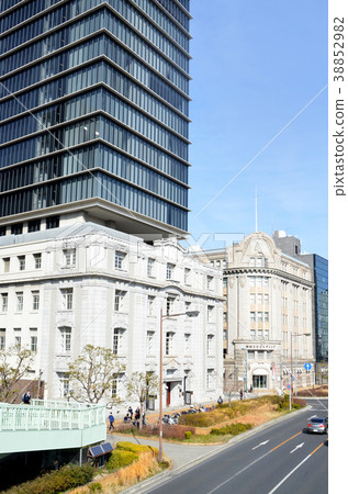 神戶海岸街道的風景（Meriken站前） 38852982