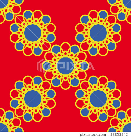 Floral seamless pattern bright colors Floral seamless pattern bright colors 38853342