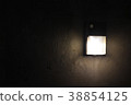 Modern wall lamp on wall. 38854125