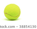 Single tennis ball isolated on white background 38854130