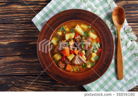 hungarian goulash or bograch in a bowl hungarian goulash or bograch in a bowl 38856180