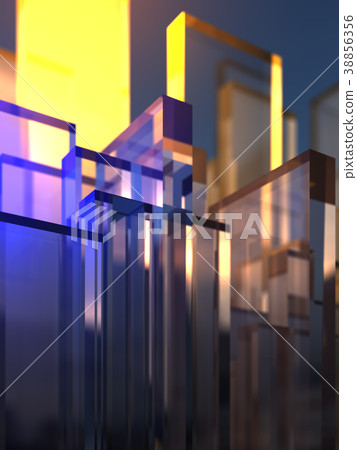 Background image Building night view 38856356