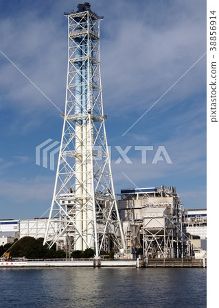 Coastal industrial area 38856914