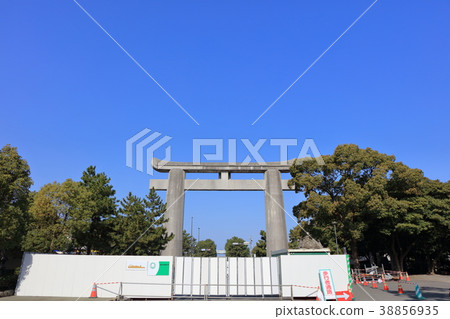 Higashi-ku, Fukuoka-shi Amagasaki Palace, "Otorii" taken on March 11, 2018, before dismantling (Otorii the day before dismantling) 38856935