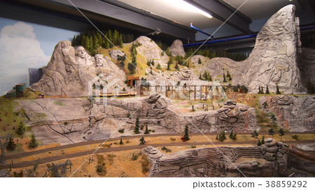 HAMBURG, GERMANY - MARCH 8th, 2014: Miniatur HAMBURG, GERMANY - MARCH 8th, 2014: Miniatur 38859292