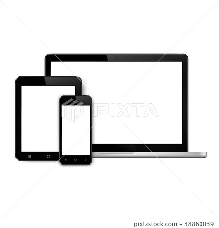 Laptop, smartphone and tablet mockup Laptop, smartphone and tablet mockup 38860039