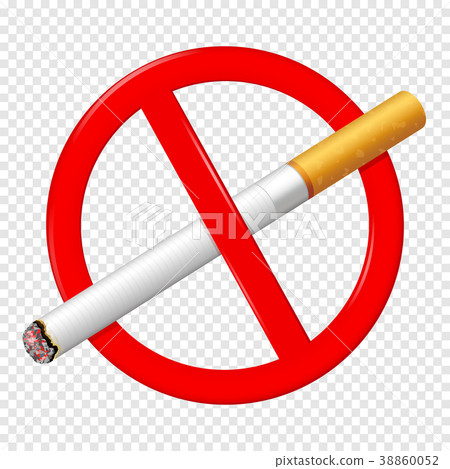 No smoking sign isolated on transparent background No smoking sign isolated on transparent background 38860052