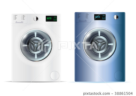 3d realistic vector washers.  38861504