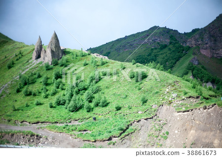 Mountain range landscape Mountain range landscape 38861673