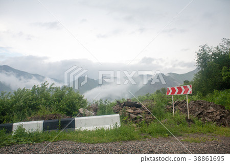 Mountain range landscape Mountain range landscape 38861695