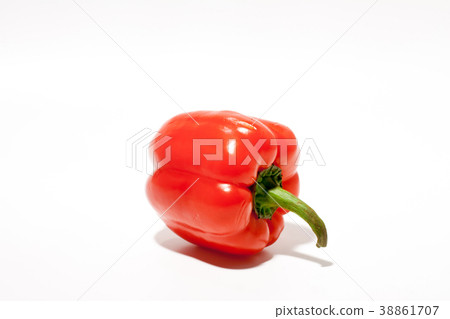 red pepper over white background 38861707