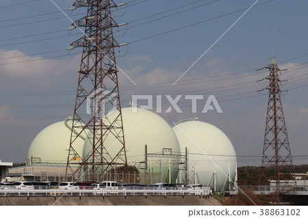 Gas tank and transmission line 38863102