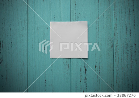 White note paper on grungy wood table White note paper on grungy wood table 38867276