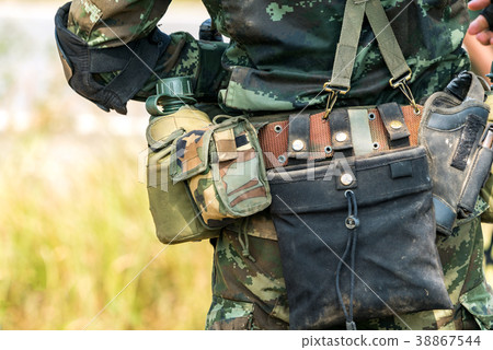 Soldier ready for war combat 38867544