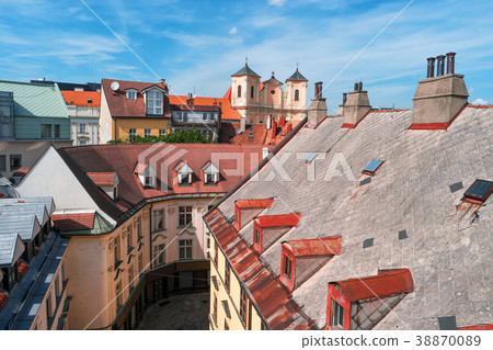 Cityscape, old town in Bratislava city, Slovakia 38870089