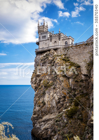 Swallow's Nest castle on the rock in Crimea 38870340