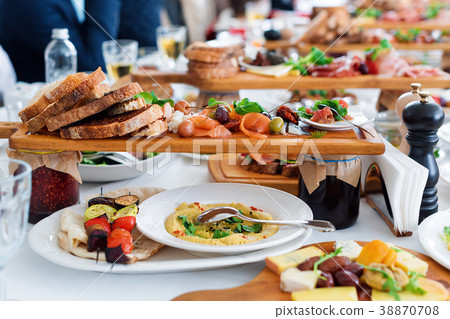 Delicious food. Different meals for the guests on 38870708
