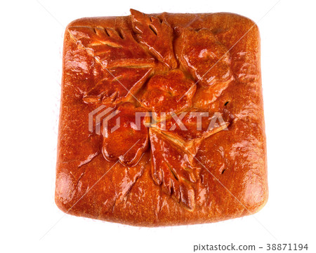 Big meat filled pie 38871194