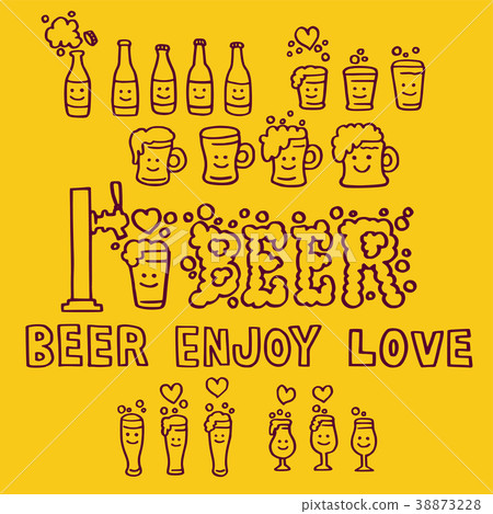 Beer (line drawing) 38873228