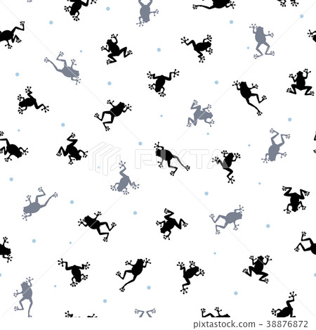 Small frog pattern - Stock Illustration [38876872] - PIXTA