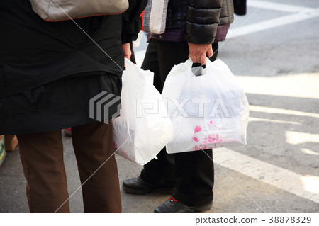 Stock photo for sketch scenery of Korean traditional market. Various products are sold in the market. 141 Stock photo for sketch scenery of Korean traditional market. Various products are sold in the market. 141 38878329