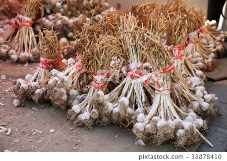 Stock photo for sketch scenery of Korean traditional market. Various products are sold in the market. 098 Stock photo for sketch scenery of Korean traditional market. Various products are sold in the market. 098 38878410