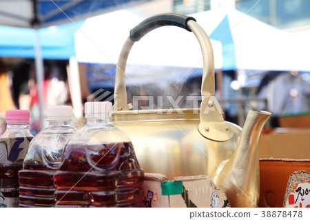 Stock photo for sketch scenery of Korean traditional market. Various products are sold in the market. 028 Stock photo for sketch scenery of Korean traditional market. Various products are sold in the market. 028 38878478