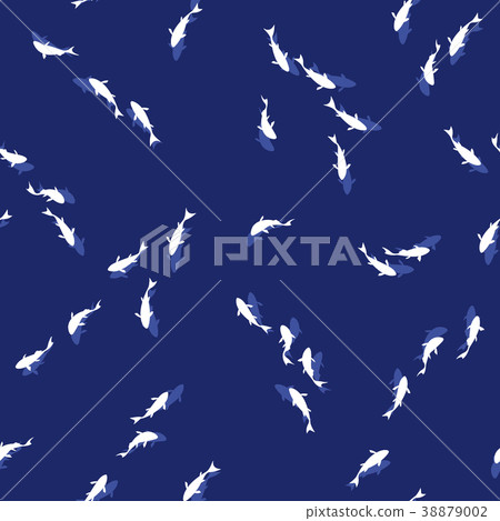 Small fish pattern - Stock Illustration [38879002] - PIXTA