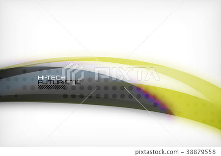 Glossy wave vector background 38879558