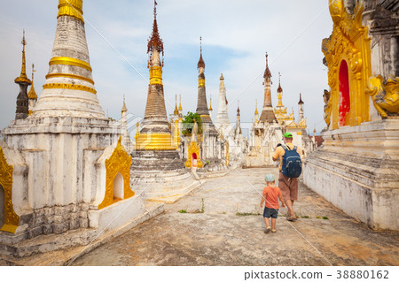 Thaung Tho Temple on Inle Lake. Myanmar. Thaung Tho Temple on Inle Lake. Myanmar. 38880162