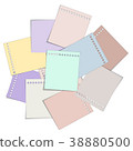 stack paper note 38880500