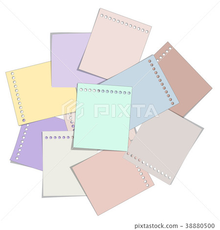 stack paper note 38880500