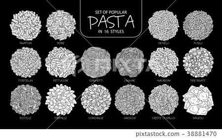 Set of isolated white silhouette popular. Set of isolated white silhouette popular. 38881470