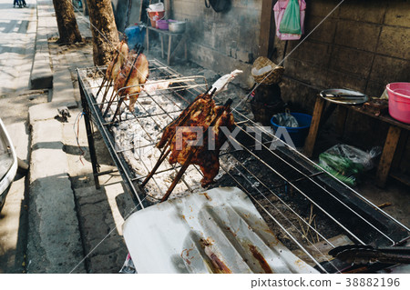 Chicken steak grilled for barbeque 38882196