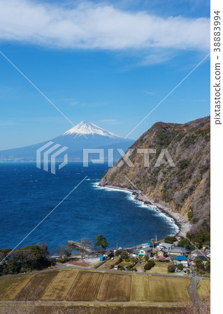 從Nishi-Izu-Gakino山觀看富士山和駿河灣 38883994