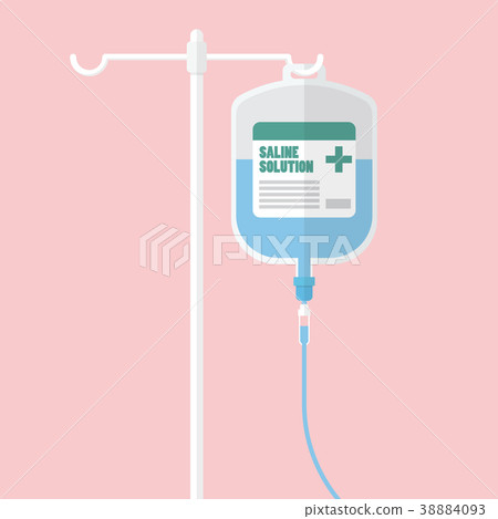 Saline solution bag 38884093