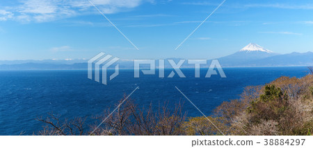 View of Mount Fuji and Suruga Bay from Nishi Izu, Enjo 38884297